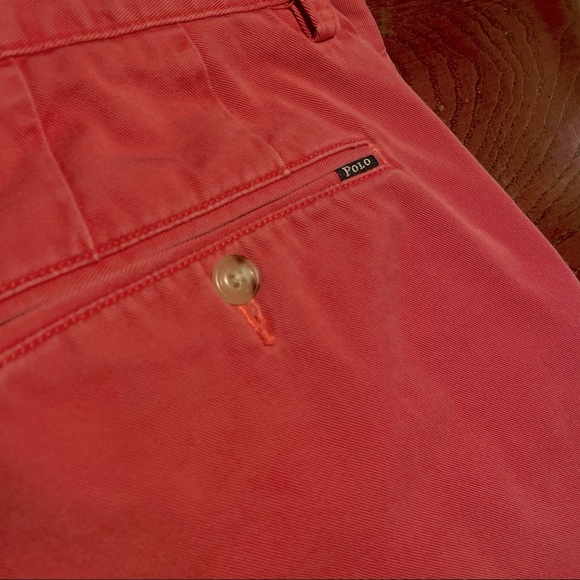 POLO Ralph Lauren Chino Shorts 32” Salmon Pink - Picture 5 of 5
